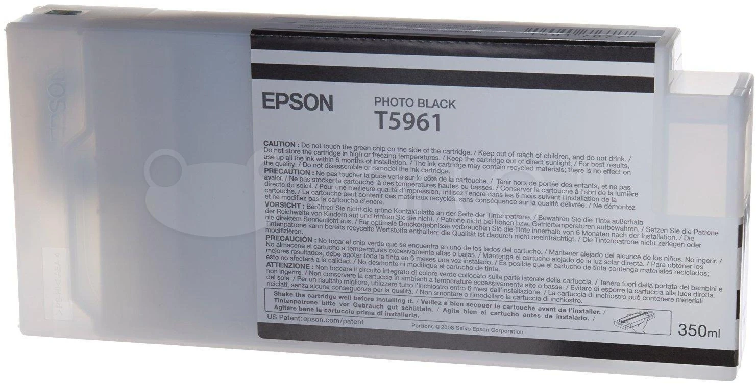 EPSON rašalas T596100 Photo juodas Stylus Pro 7700 7900 9700 9900 WT7900 UltraChrome HDR 350 ml
