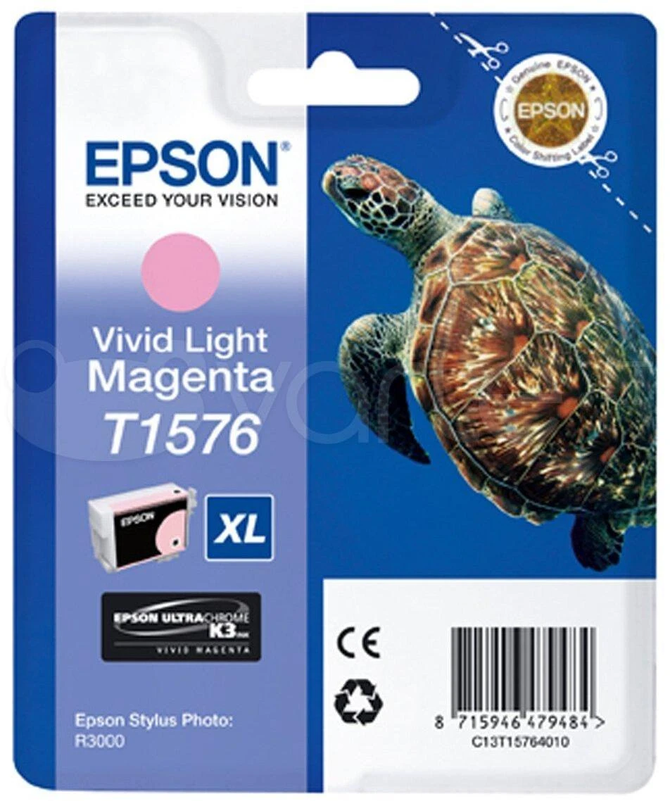 Epson T1576 Vivid Light Magenta | Šviesiai purpurinė