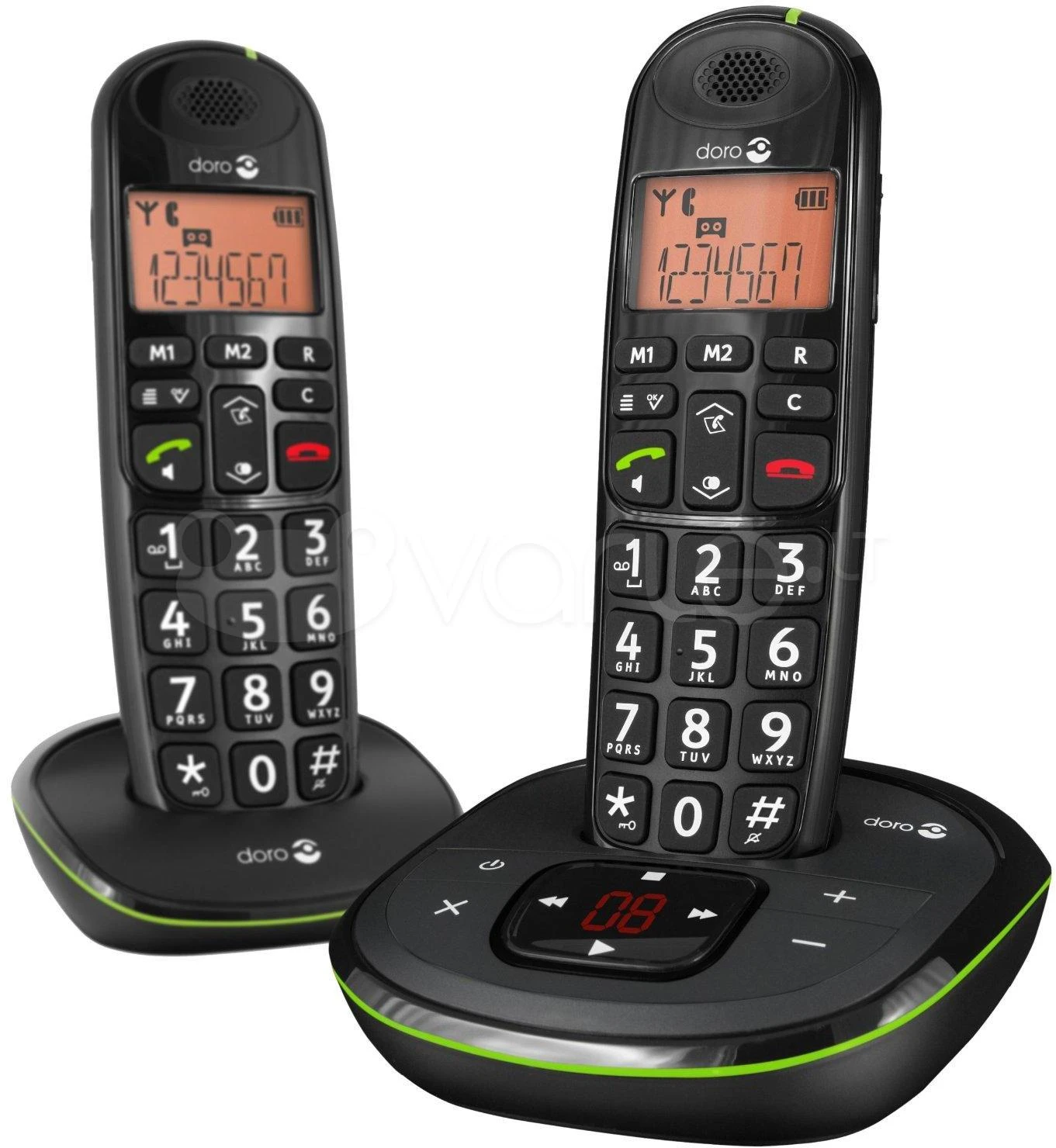 Išmanusis telefonas Doro PhoneEasy 105wr Duo juodas