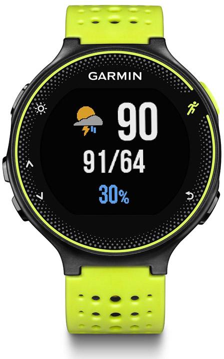 Garmin Forerunner 230 juodas / yellow | Varle.lt