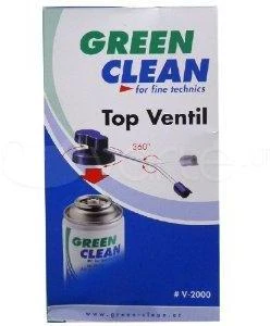 Valiklis Green Clean Žalias Clean Dujų baliono vožtuvas - Žalias švarus viršutinis vožtuvas su antgaliu