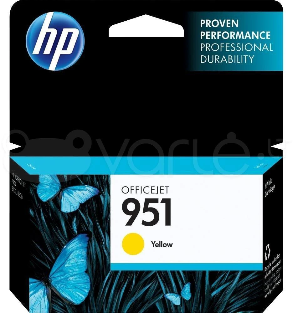 Hewlett Packard (HP) HP CN 052 AE rašalo kasetė geltona Nr. 951