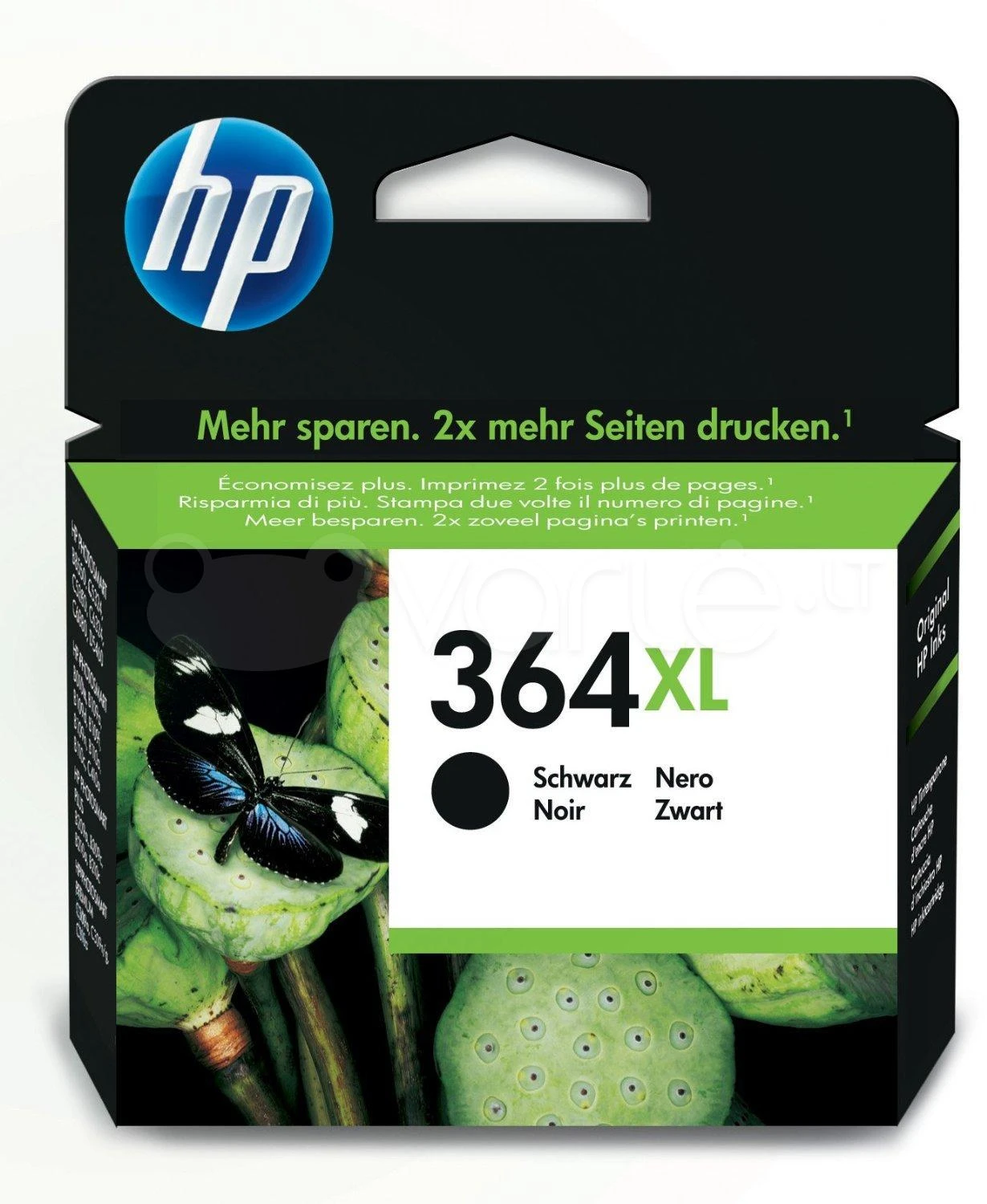 Hewlett Packard (HP) HP 364XL didelės talpos juodo rašalo kasetė, 550 puslapių, skirta HP Photosmart e-All-in-One, Premium, Plus, C5380 (pakeičia CB321EE)