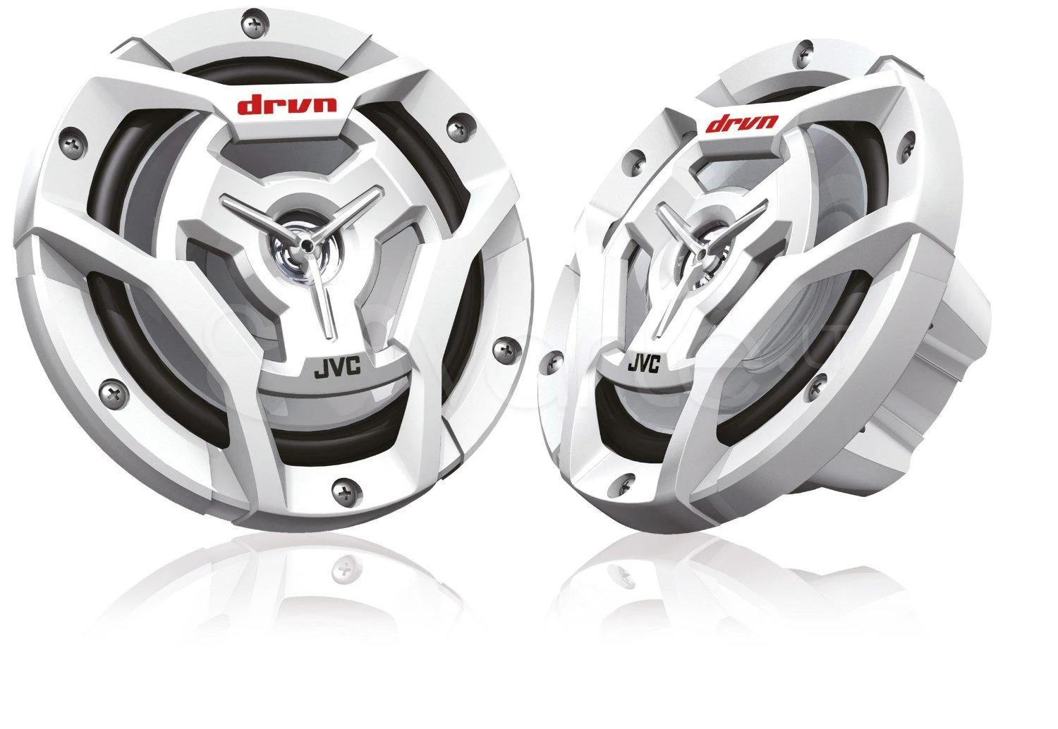 JVC CS-DR6201MW baltos automobilinės kolonėlės pora