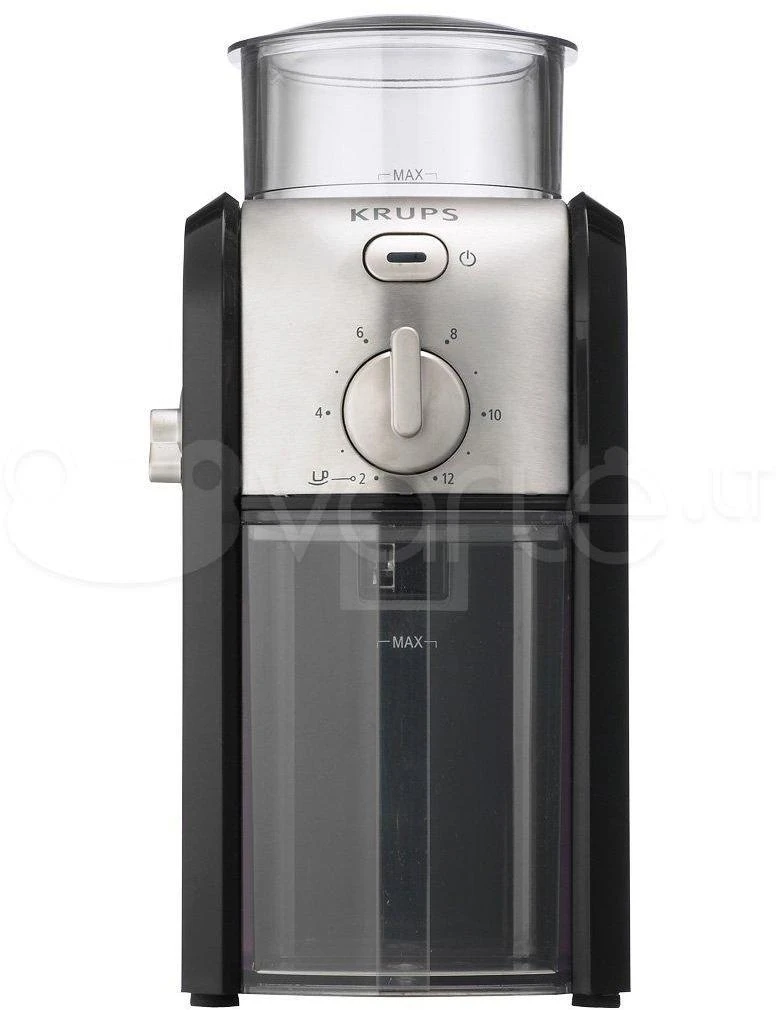 Kavamalė Grinder electric for coffee Krups GVX242 (110W, grinding, juodos spalvos, sidabrinis color)