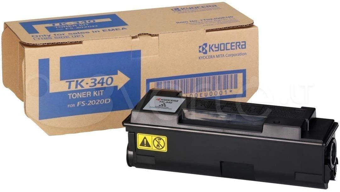 Kyocera TK-340 (1T02J00EU0) Lazerinė kasetė, Juoda