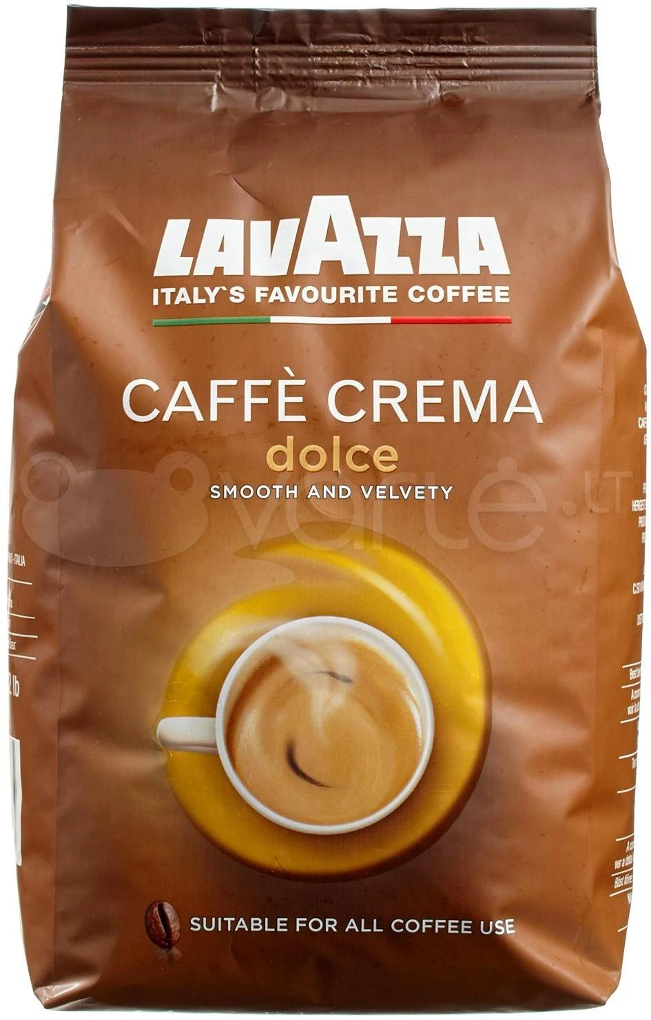 Lavazza Caffe Crema Dolce kavos pupelės, 1kg