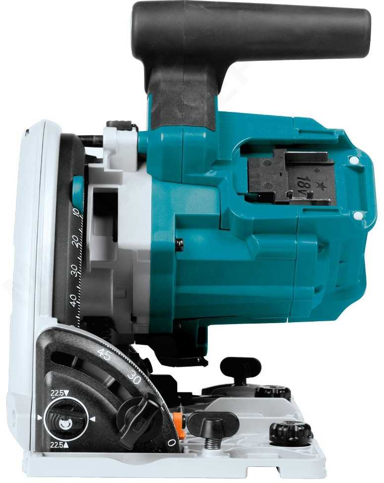 Makita Rankinis diskinis pjūklas DSP600Z, 2x18V Li-ion; (Be akumuliatorių ir kroviklio)