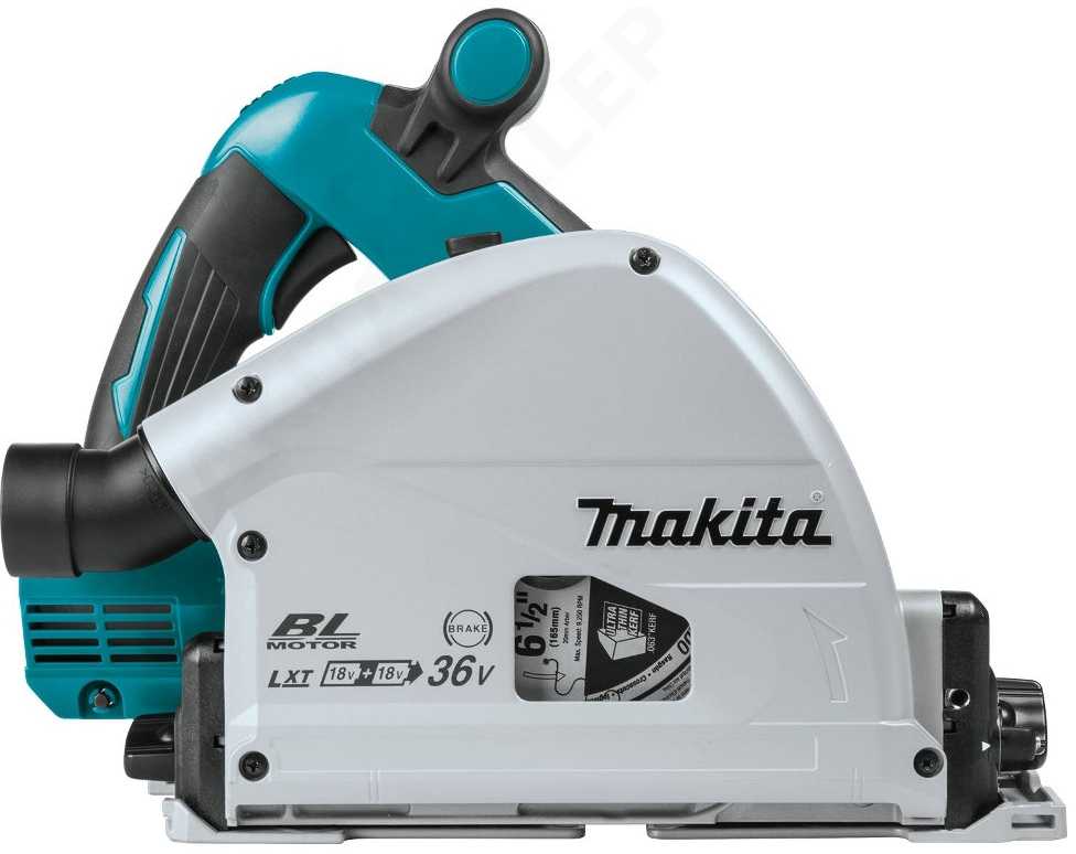 Makita Rankinis diskinis pjūklas DSP600Z, 2x18V Li-ion; (Be akumuliatorių ir kroviklio)
