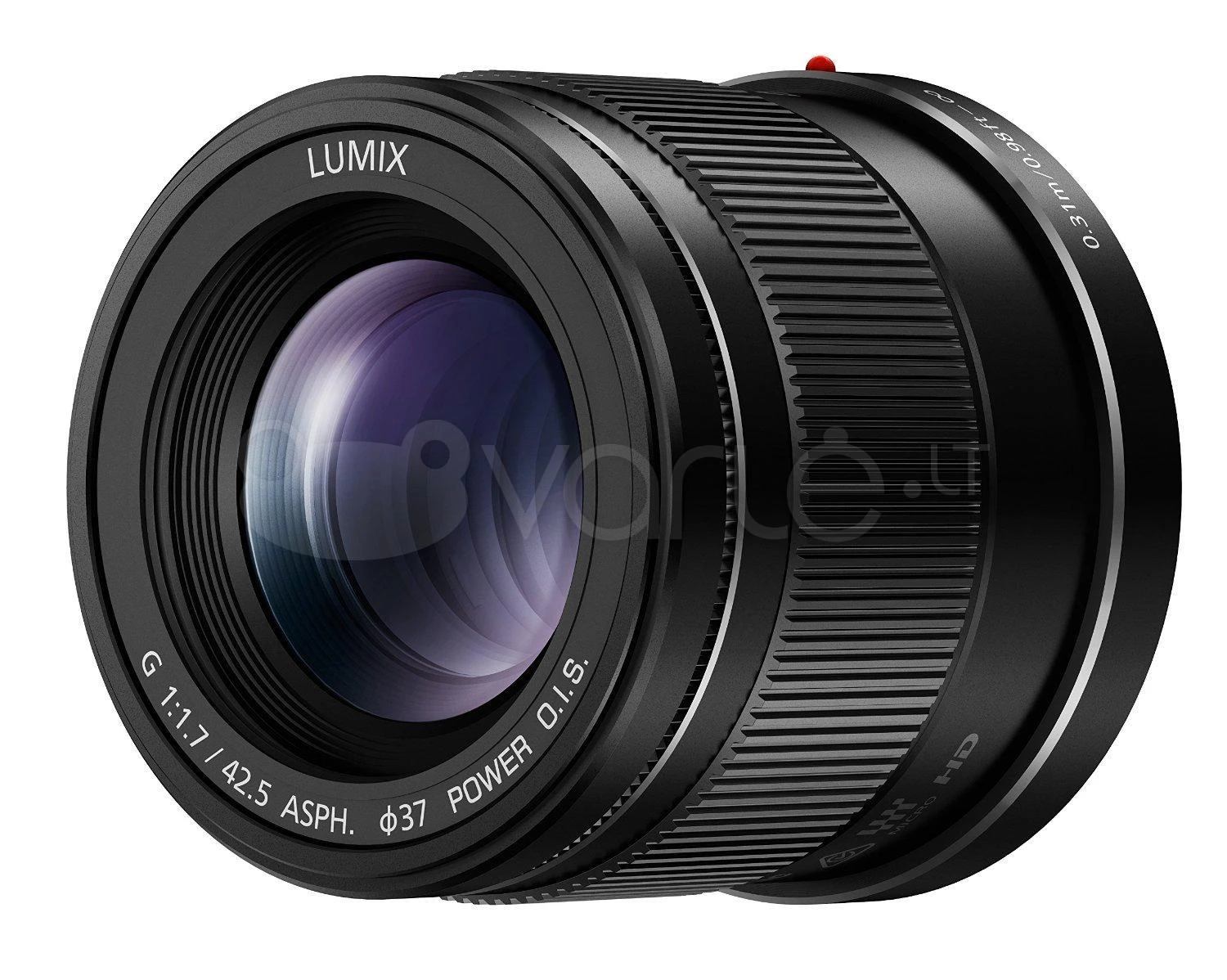 „Panasonic Lumix 42,5 mm f/1.7 G“ galinis OIS objektyvas