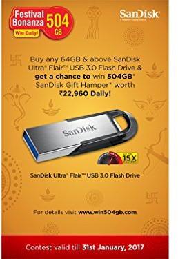 USB laikmena SanDisk Ultra Flair 64GB