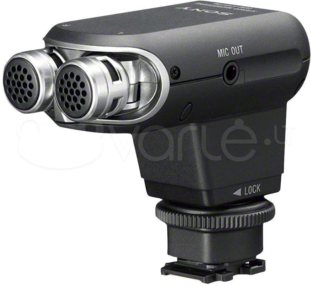 Sony ECM-XYST1M Skaitmeninės kameros mikrofonas Juoda