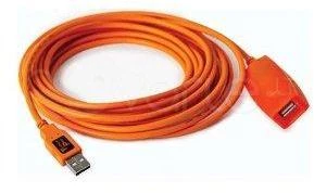 USB Prailginimo Laidas - Tether Tools Pro USB 2.0 5m, Orandžinė