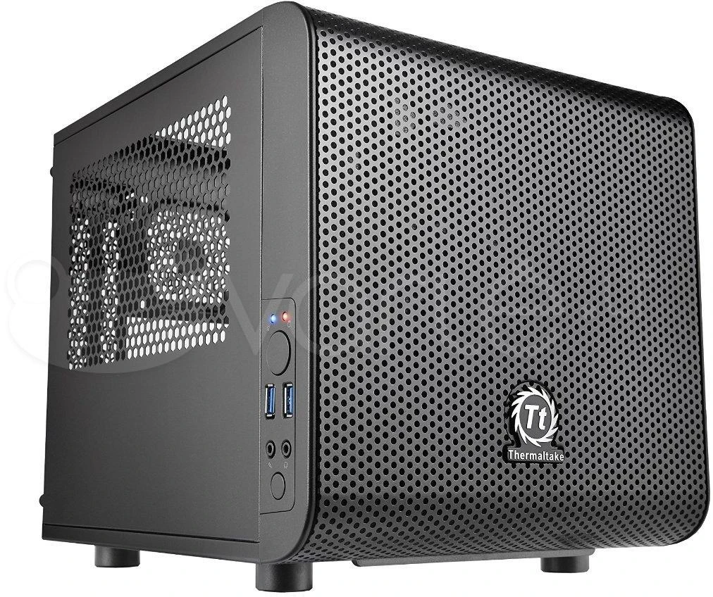 Korpusas Thermaltake Core V21 microATX Window Juodas