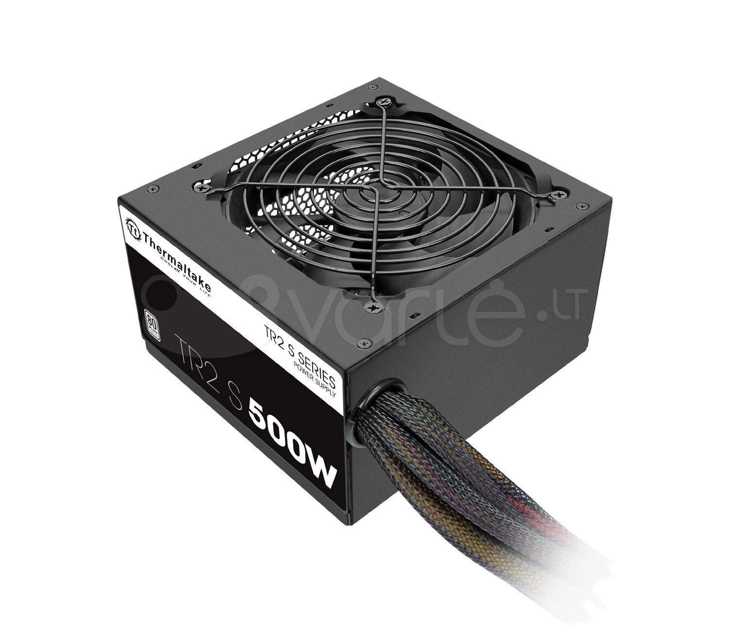 THERMALTAKE TR2 S 500W 80PLUS 12cm Itin tylus ventiliatorius 3 metų garantija