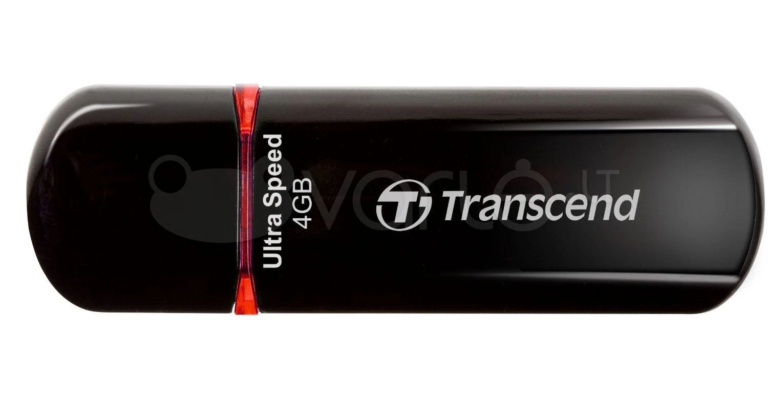 TRANSCEND JetFlash 600 4GB USB2.0 Raudona Skaityti 32 MB/s Rašyti 7 MB/s