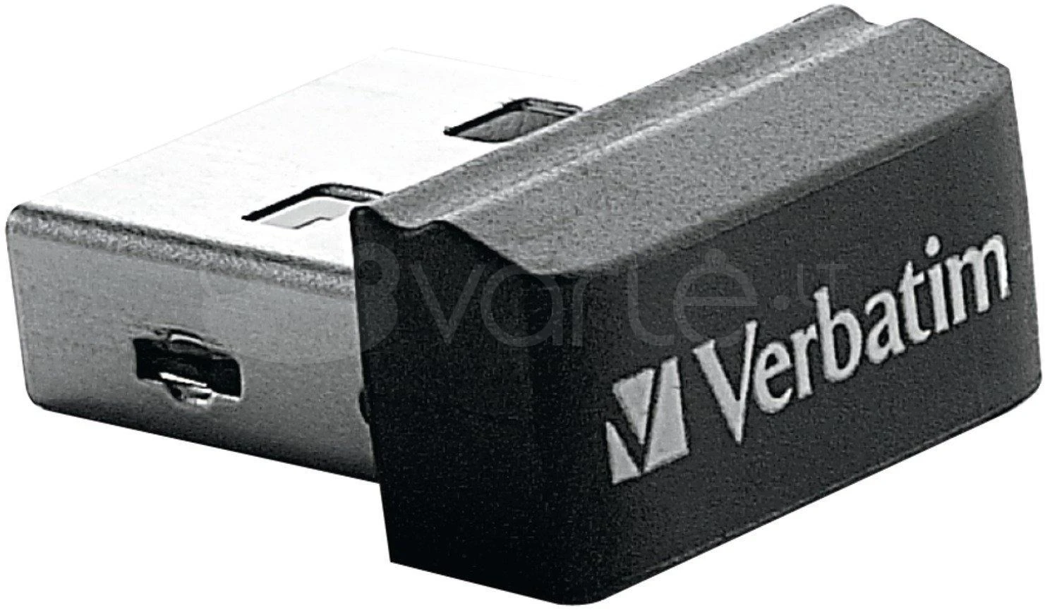 USB laikmena "verbatim" usb atmintinė, usb 2.0, 32 gb, "nano", "store n stay", juoda, 98130, usb a