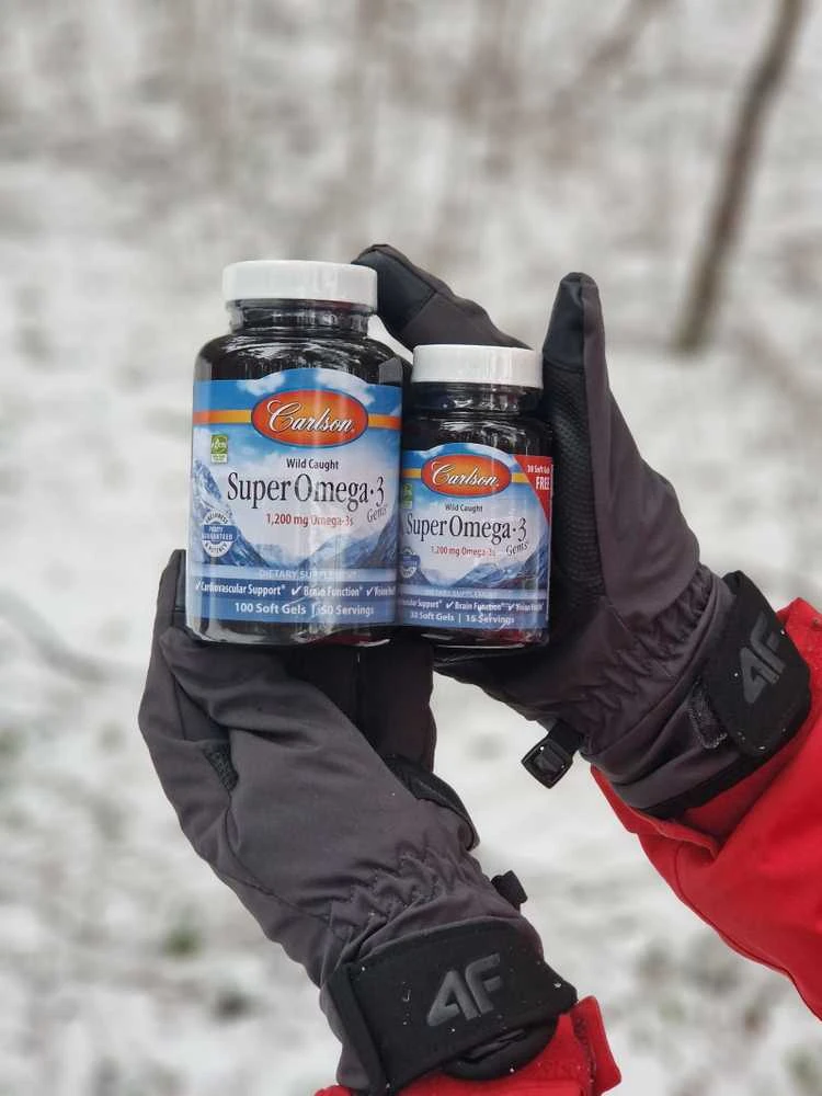 Carlson Lab SUPER OMEGA-3 - norvegiški žuvų taukai su Omega-3, didelė koncentracija, 100+30 kapsulių