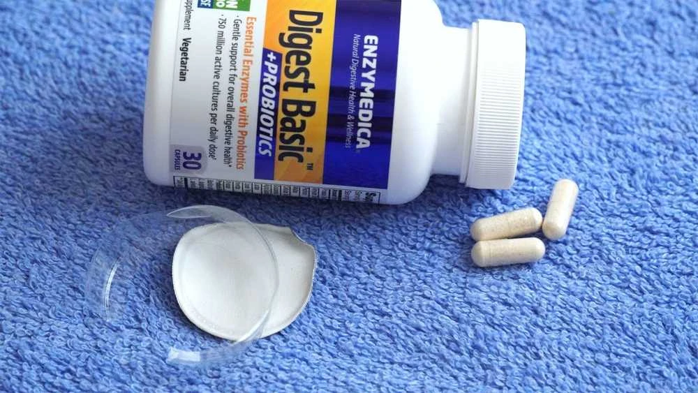 Enzymedica Digest™ Basic+PROBIOTICS - virškinimo fermentai su probiotikais, 90 vegkapsulių