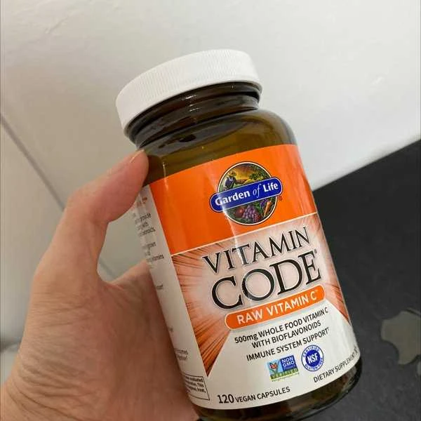 Garden of life Vitamin Code RAW VITAMIN C - Vitaminas C visavertis su antioksidantais, probiotikais ir fermentais. Bioaktyvus kompleksas,120 vegkapsulės
