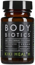 KIKI Health BODY BIOTICS bioaktyvūs probiotikai su prebiotikais, 30 vegkapsulių