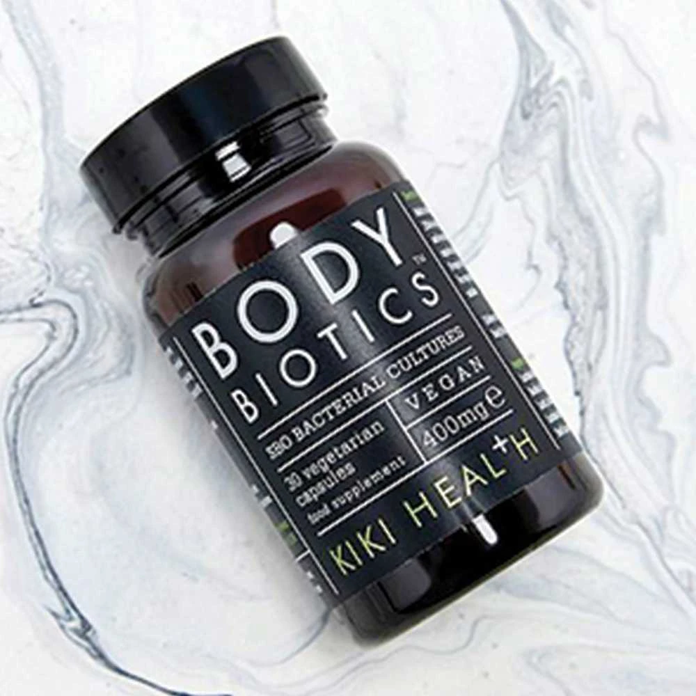 KIKI Health BODY BIOTICS bioaktyvūs probiotikai su prebiotikais, 30 vegkapsulių