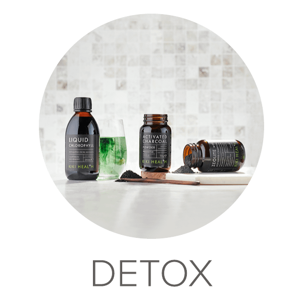 KIKI Health Zeolitas - Ceolitas su aktyvuota anglimi, milteliai 60 g.