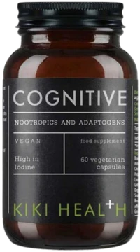 KIKI Health COGNITIVE - Atminčiai ir smegenų veiklai, bioaktyvus kompleksas, 60 vegkapsulių