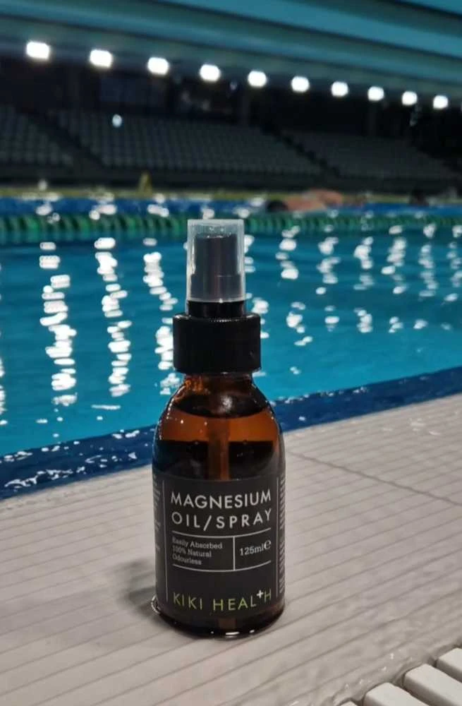 KIKI Health Magnesium Oil - Purškiamas magnis raumenims su mineralais, 125 ml.