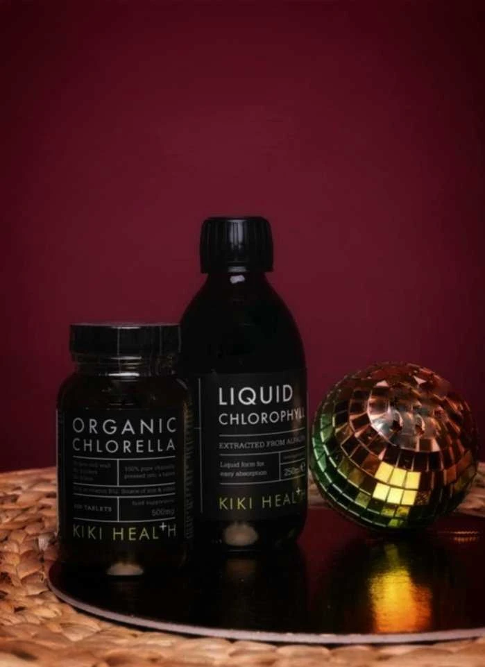 KIKI Health Organic CHLORELLA - Detoksikuojanti Chlorelė, 200 tablečių
