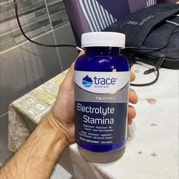 Trace Minerals Electrolyte Stamina - Elektrolitų ir mineralų kompleksas , 90 tablečių