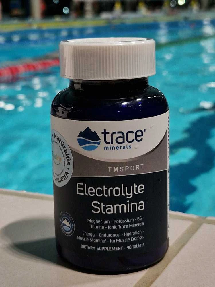 Trace Minerals Electrolyte Stamina - Elektrolitų ir mineralų kompleksas , 90 tablečių