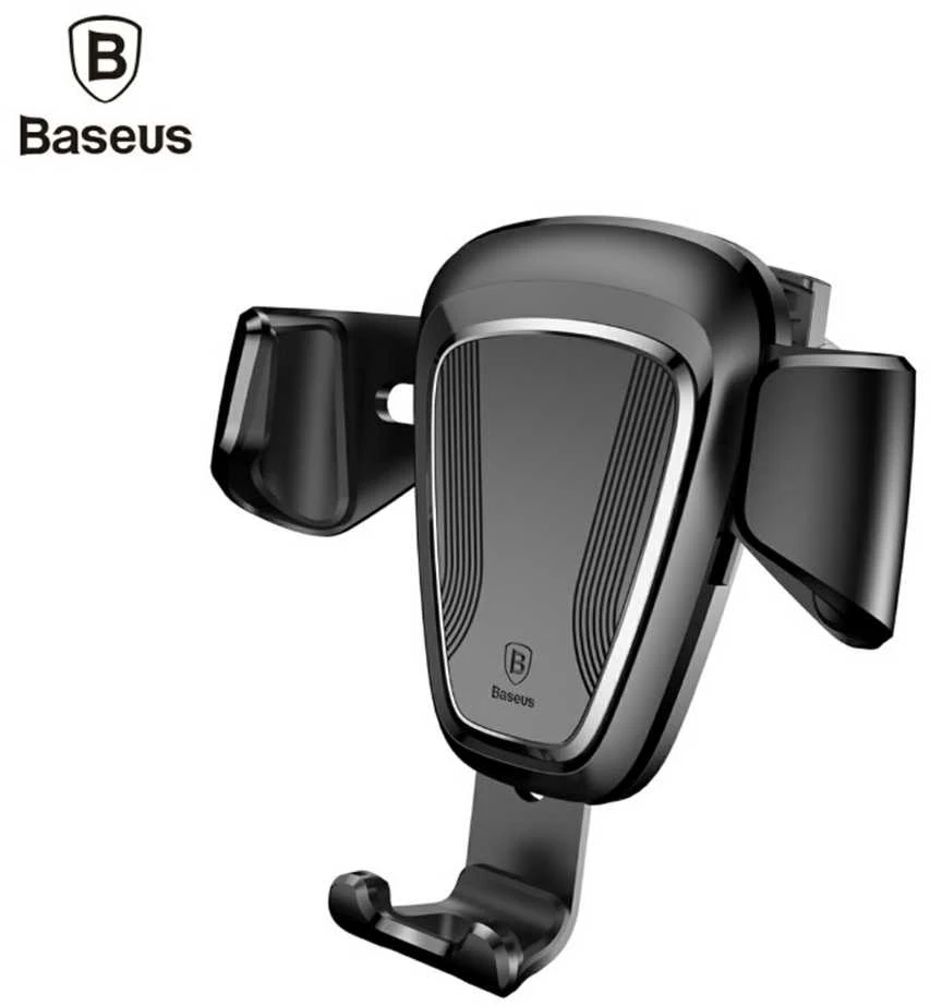 Baseus gravitacinis automobilinis laikiklis į groteles - Juodas