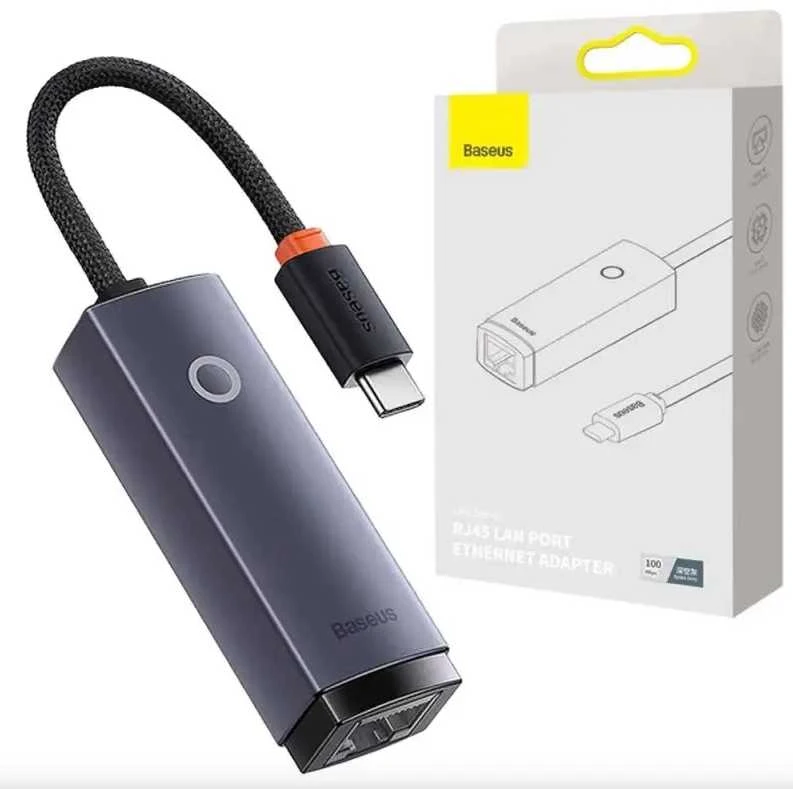Baseus Adapteris tinklo USB C - RJ45 Gigabit 1000Mbit/s