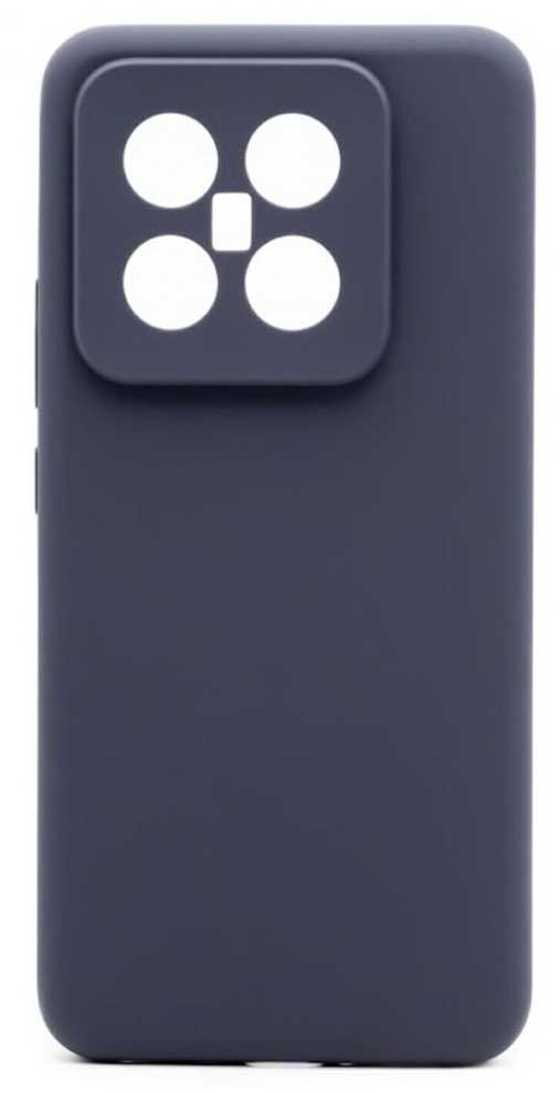 Connect Xiaomi 14 Premium Quality Magnetic Soft Touch Silikoninis dėklas Midnight Mėlyna