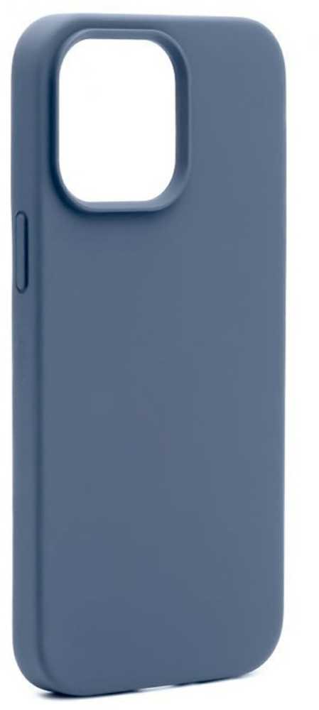 Connect Apple iPhone 14 Pro Max Premium Magsafe Soft Touch Silikoninis dėklas New Function Midnight Mėlyna