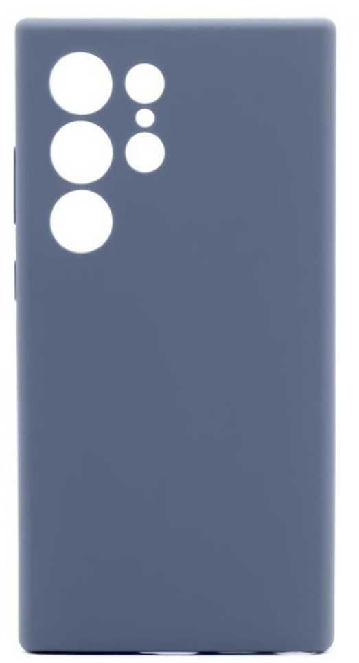 Connect Samsung Galaxy S24 Ultra Premium Quality Magnetic Soft Touch Silikoninis dėklas Midnight Mėlyna