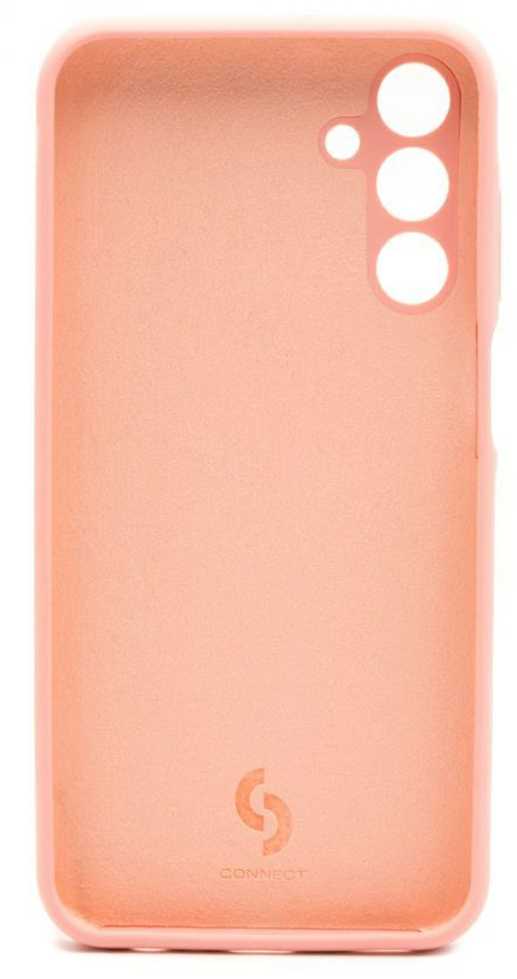 Connect Samsung Galaxy A15 Premium Quality Soft Touch Silikoninis dėklas Rose pink