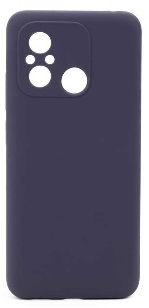 Connect Xiaomi Redmi 12C Premium Quality Soft Touch Silikoninis dėklas Midnight Mėlyna