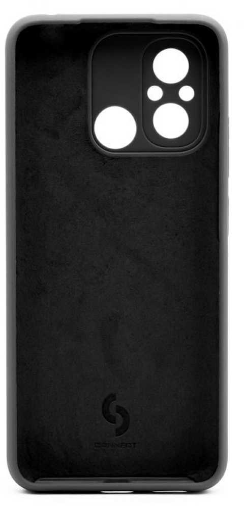 Connect Xiaomi Redmi 12C Premium Quality Soft Touch Silikoninis dėklas Juodas