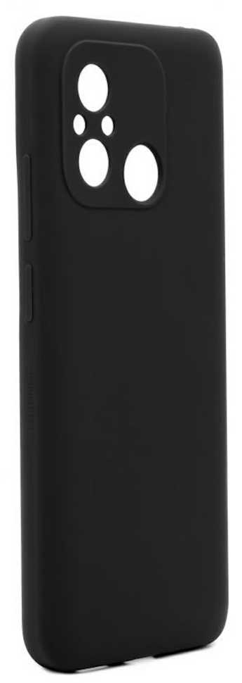 Connect Xiaomi Redmi 12C Premium Quality Soft Touch Silikoninis dėklas Juodas