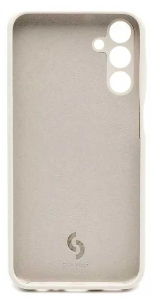 Connect Samsung Galaxy A15 Premium Quality Soft Touch Silikoninis dėklas Antique Baltas