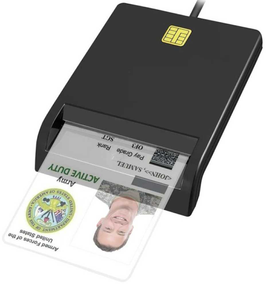CP ID2 USB 2.0 ID kartes lasītājs 80cm vads 420 Kb/s (6.5x6cm) Melns