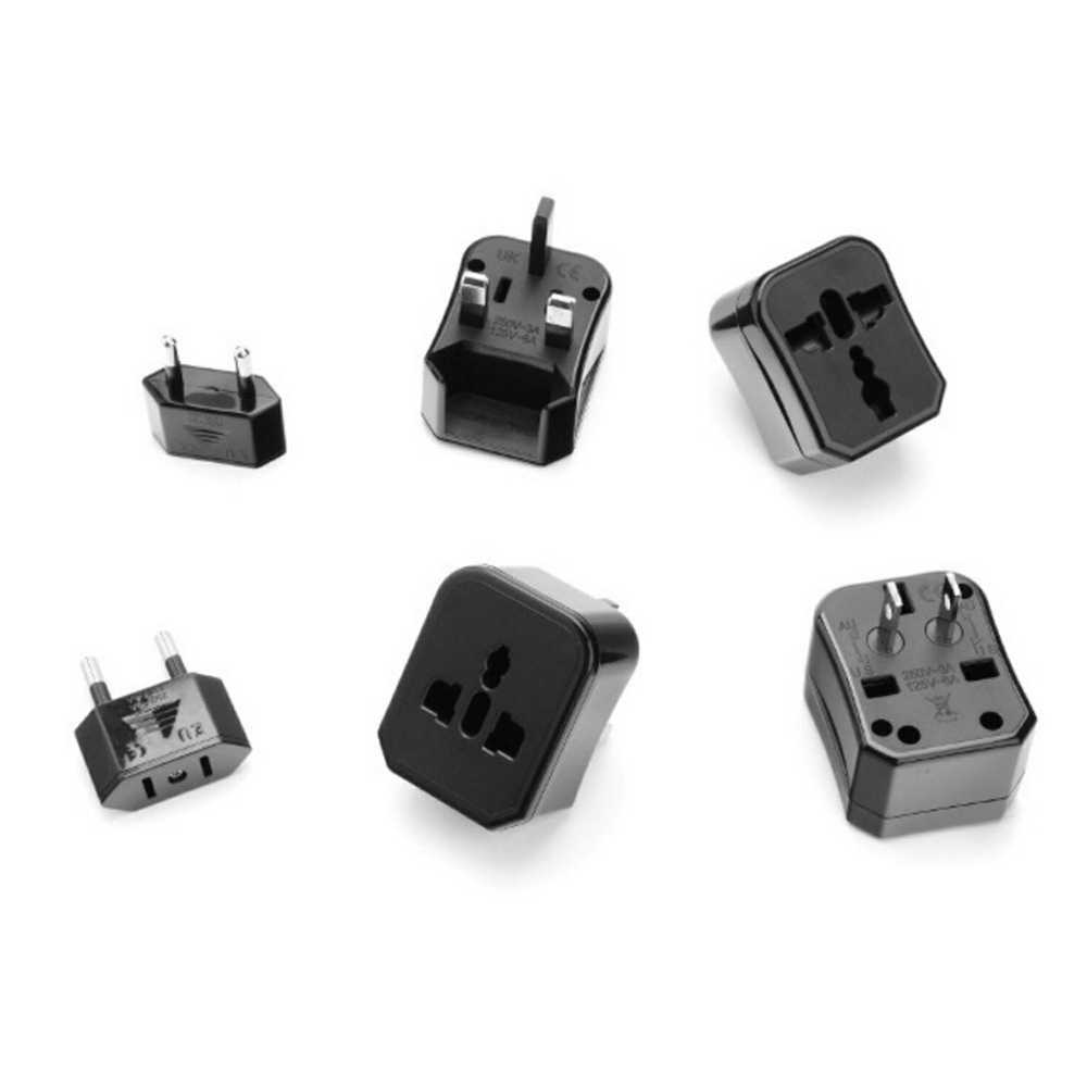 CP TR1 Ceļojumu Strāvas ligzdas 3in1 Multi adapteris UK 3-pin - Euro 2pin - US (USA) - Āzijas + Uzglabāšanas kaste