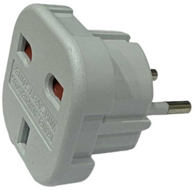 iLike CP UK1 Strāvas ligzdas pāreja - no UK 3pin uz Euro Ligzdu - UK uz EU adapteris Balts (OEM)