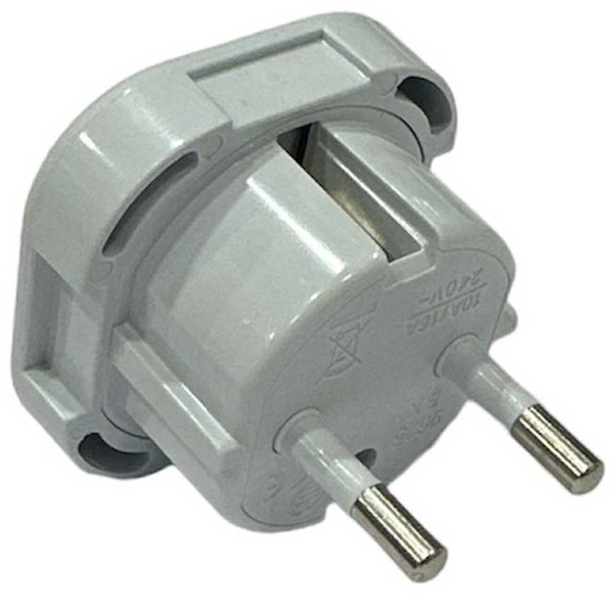iLike CP UK1 Strāvas ligzdas pāreja - no UK 3pin uz Euro Ligzdu - UK uz EU adapteris Balts (OEM)