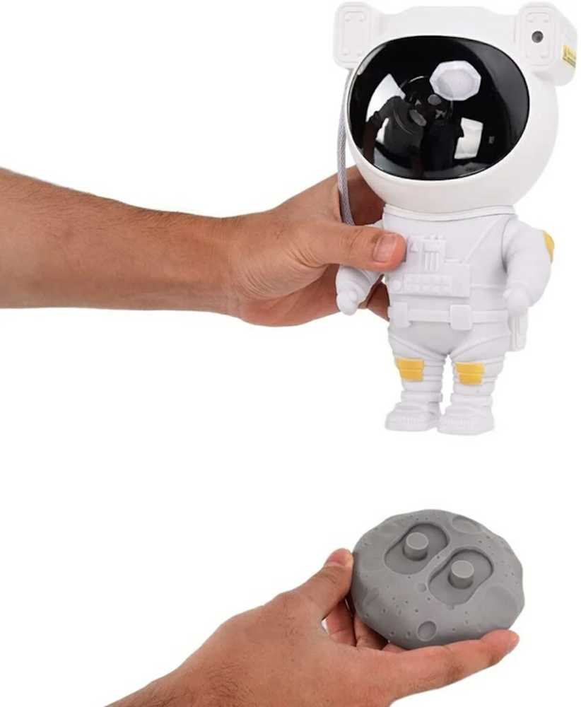 Elight A1 Astronauts 360° rotējošas galvas zvaigžņu debesu un miglāju projektors ar tālvadību, balts