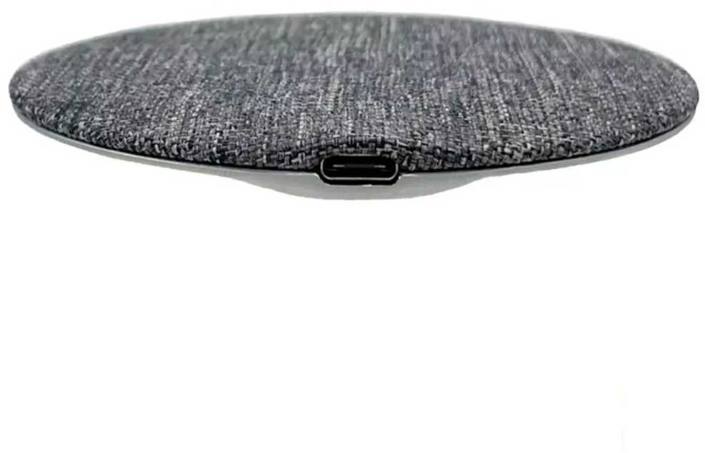 Evelatus EWC04 Audums 15W bezvadu uzlādes padeve Smartfona pulkstenim austiņām USB-C melna pelēka