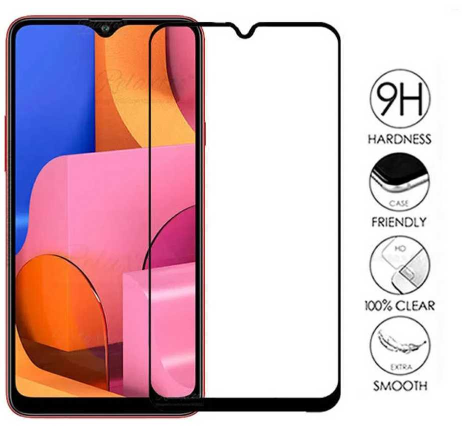 Evelatus Pilna pārklājuma 2.5D Stikls priekš Samung Galaxy A20S (A207F) Anti-Statisks/ Japāņu līme
