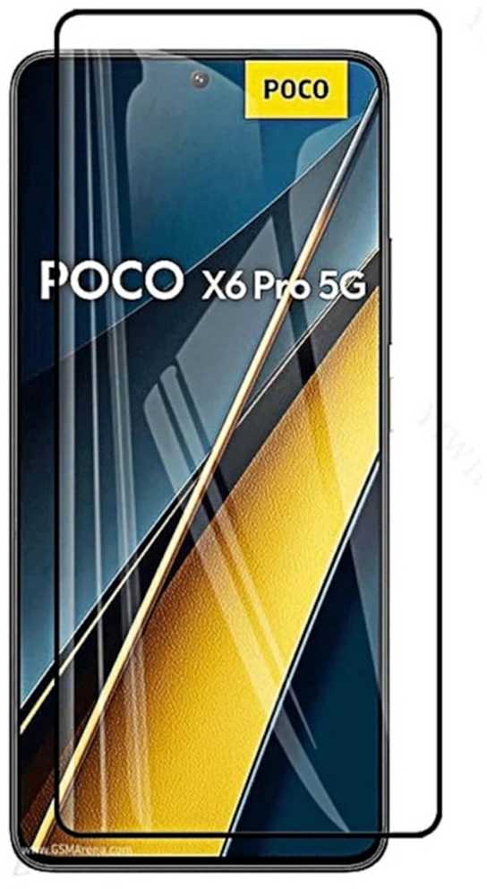 Evelatus Apsauginis stiklas Xiaomi Poco X6 Pro 2.5D Full Cover Japan Glue Glass Anti-Static Juodas ILIXIAPX6PFGS